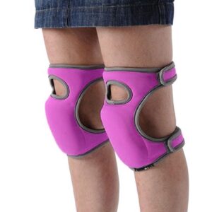 toyfun knee pads for gardening cleaning, knee pads for work knee pads for scrubbing floors memory foam knee pads (purple)