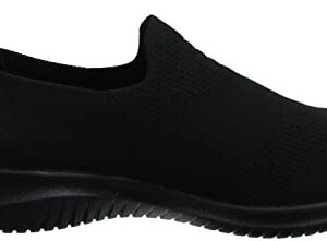 Skechers womens Sneaker,Black,8 M US