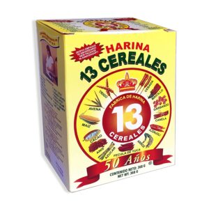 harina 13 cereales 5 pack el atol 100% natural, made with the best cereals from guatemala, excellent supplement for nursing mothers and a great family food