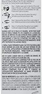 L'Oreal Paris Makeup Infallible Flash Cat Eye Waterproof Liquid Eyeliner, Black, 0.44 oz.