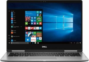 dell inspiron 7000 2-in-1 premium laptop, 13.3 inches fhd ips touchscreen, intel core i5-8250u, 8gb ddr4, 256gb ssd, webcam, windows 10 (renewed)