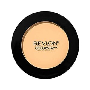 revlon powder foundation, colorstay face makeup, longwearing, oil free-fragrance free, noncomedogenic, natural ochre (290)