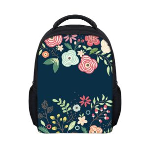 beauty collector preschool bookbags for toddler girls, customized floral backpack daypack mini