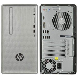HP Pavilion Desktop Computer, Intel Core i3-8100, 8GB RAM, 1TB hard drive, Windows 10 (590-p0030, Silver) (Renewed)
