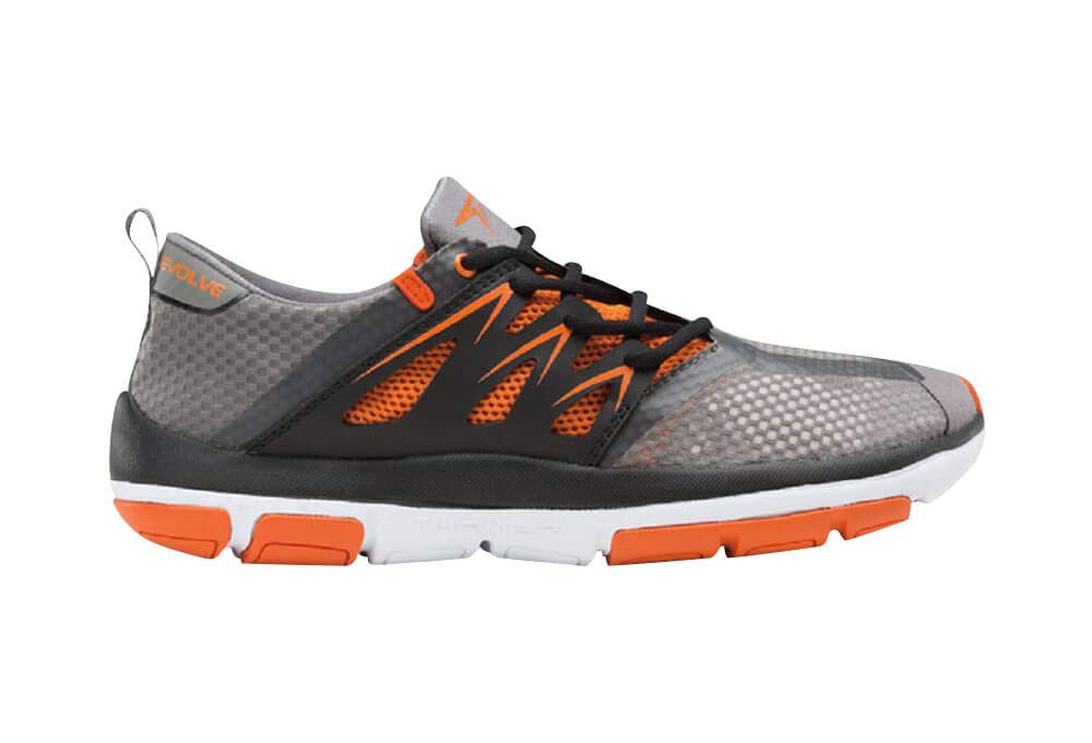 Turner T-Fleerun Shoes - Women's - Gray/Orange/Black, 7