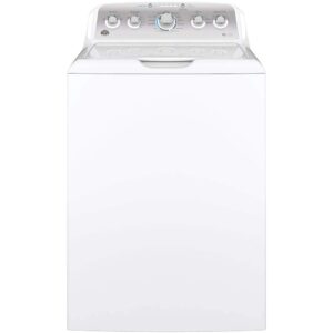 ge gtw500asnws top loading washer with stainless steel basket, 4.6 cu. ft. capacity, 13 cycles, white