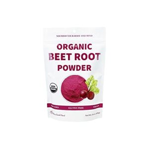 organic beet root powder (1 lb) by chérie sweet heart, raw & non-gmo