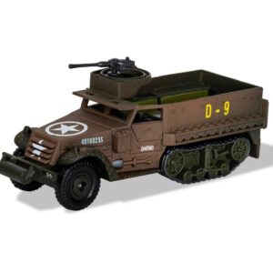 Corgi Diecast M3 Half Track Normandy D-Day WWII Military Legends in Miniature Fit The Box Scale CS90631