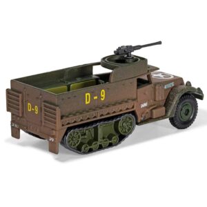 Corgi Diecast M3 Half Track Normandy D-Day WWII Military Legends in Miniature Fit The Box Scale CS90631