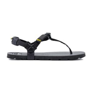 LUNA Sandals MONO Winged Edition | Minimalist Running and Hiking Sandals - Lightweight 5.9 oz Comfortable Sandals for Men and Women | Adjustable Fit (Black, numeric_10)