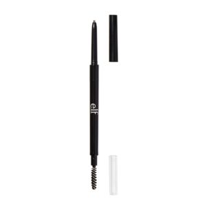 e.l.f., ultra precise brow pencil, creamy, micro-slim, precise, defines, creates full, natural-looking brows, tames and combs brow hair, neutral brown, 0.0017 oz
