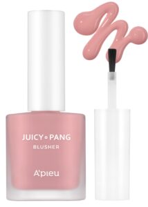 a'pieu juicy-pang water blusher (pk03 - guava pearl) korean liquid blush for cheeks k beauty makeup
