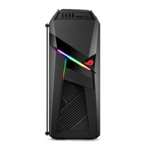 ROG Strix GL12 Gaming Desktop, Overclocked 9th Gen Intel Core i7-9700K, NVIDIA GeForce RTX 2070 8GB, 16GB DDR4 RAM, 512GB SSD + 1TB HDD, Windows 10, Black/Grey - GL12CX-DS771