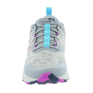 New Balance Women's Nitrel V3 Running Shoe, Steel/Voltage Violet, 7 M US