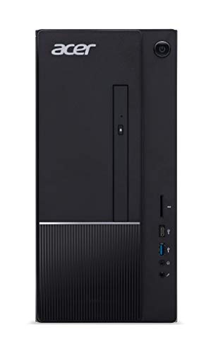 Acer Aspire TC-875-UR13 Desktop, 10th Gen Intel Core i5-10400 6-Core Processor, 8GB 2666MHz DDR4, 512GB NVMe M.2 SSD, 8X DVD, 802.11ax WiFi 6, USB 3.2 Type C, Windows 10 Home