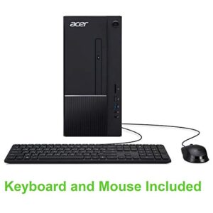 Acer Aspire TC-875-UR13 Desktop, 10th Gen Intel Core i5-10400 6-Core Processor, 8GB 2666MHz DDR4, 512GB NVMe M.2 SSD, 8X DVD, 802.11ax WiFi 6, USB 3.2 Type C, Windows 10 Home