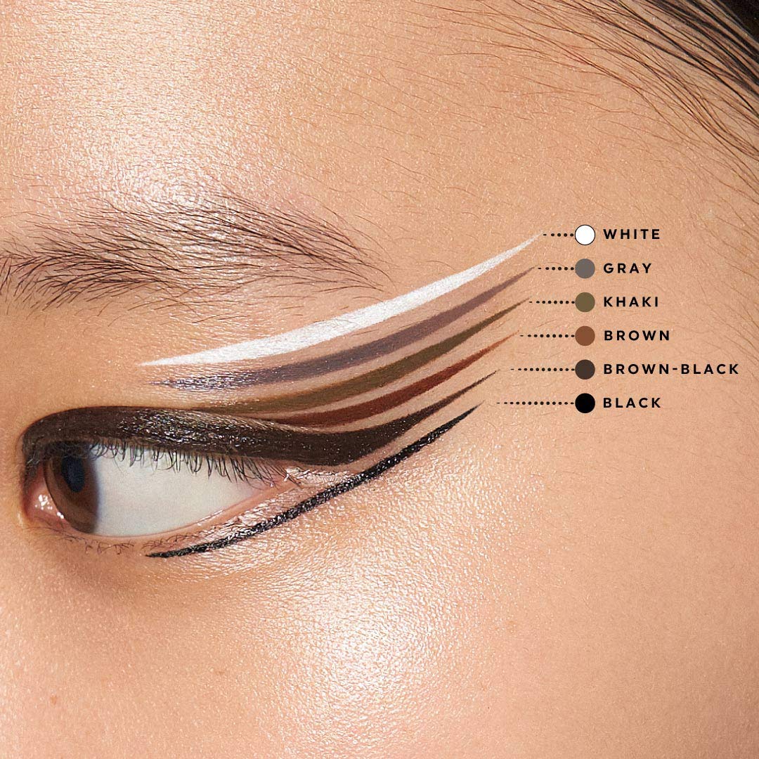 Flowfushi UZU Eye Opening Liner Liquid Eyeliner (Brown Black)