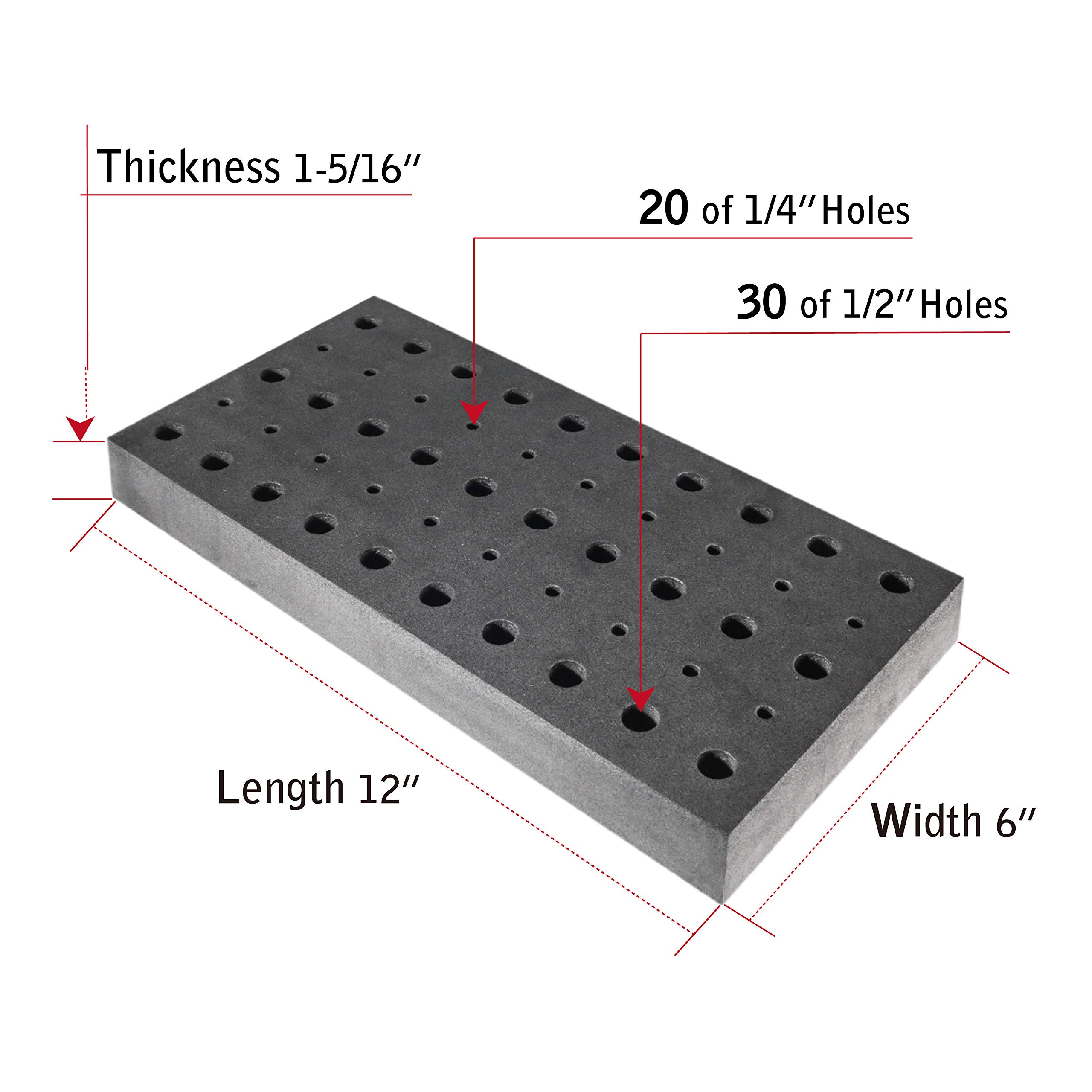 POWERTEC 71217 Router Bit Tray for 50 Bits