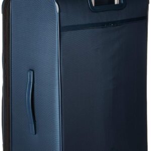 Samsonite Solyte DLX Softside Expandable Luggage with Spinner Wheels, Mediterranean Blue, Checked-Large 29-Inch