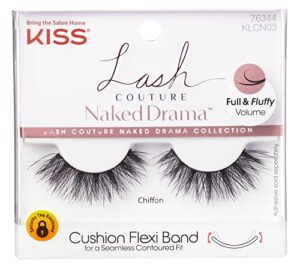 kiss lash couture naked drama chiffon (pack of 3)