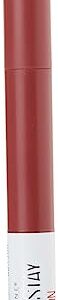 Maybelline Super Stay Ink Crayon Lipstick Makeup, Precision Tip Matte Lip Crayon with Built-in Sharpener, Longwear Up To 8Hrs, Make It Happen, Berry Red, 1 Count