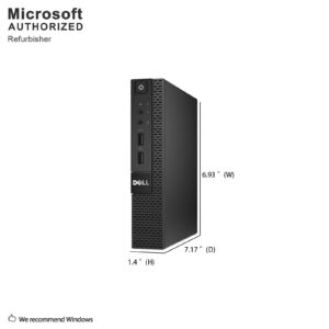 DELL Optiplex 9020 Ultra Small Tiny Desktop Micro Computer PC (Intel Core i3-4160T, 8GB Ram, 256GB Solid State SSD, WiFi, HDMI Win 10 Pro (Renewed)']