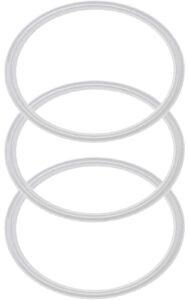 pack of 3, 30 oz replacement rubber lid ring, 3.7 inch diameter - gasket seals, lid for insulated stainless steel tumblers, cups vacuum effect, fit for brands yeti, ozark trail, beast, white by c&berg