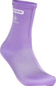 cressi elastic water socks, lilac, s/m