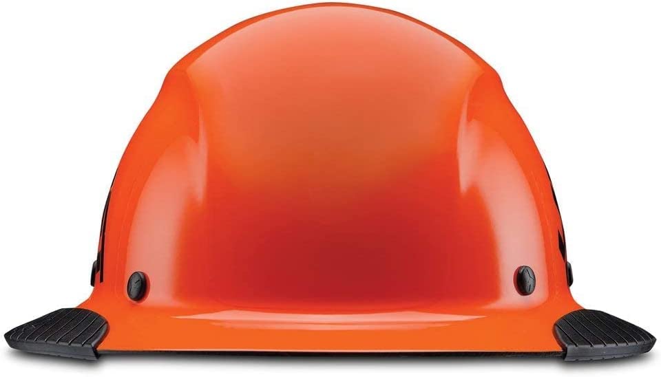 LIFT Safety DAX Fifty 50 Carbon Fiber Full Brim Hardhat (Orange)