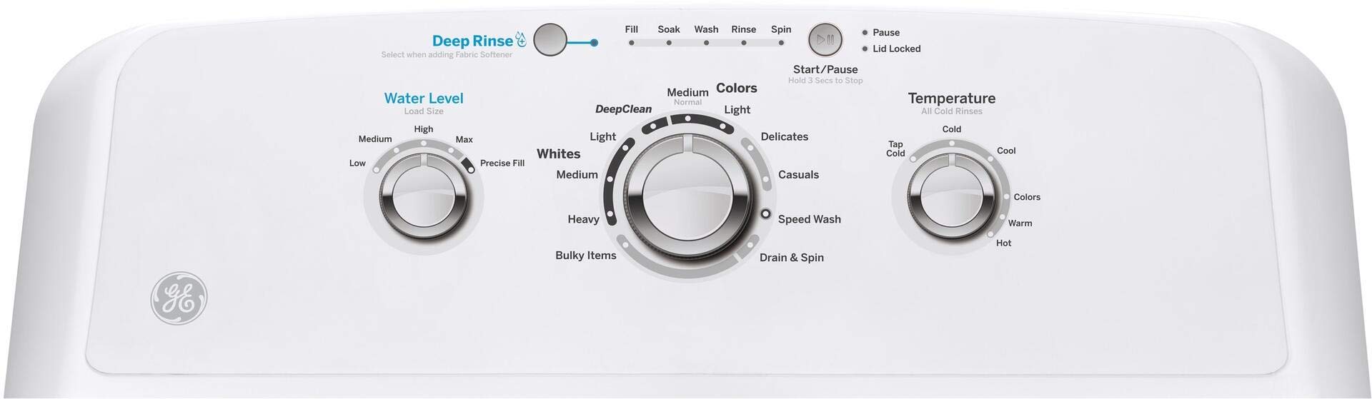 GE APPLIANCES GTW335ASNWW, White