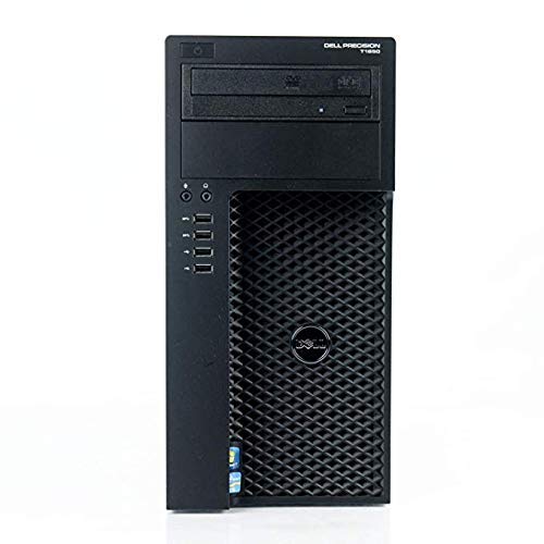 Dell Precision T1650 Tower Workstation Business Desktop Computer, Intel Quad-Core i7-3770 up to 3.90 GHz, 8GB RAM, 1TB HDD, DVD, WiFi, USB 3.0, Windows 10 Professional (Renewed)