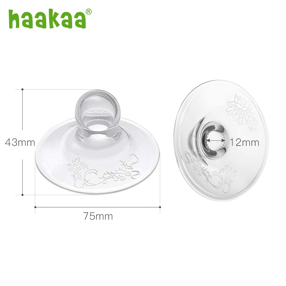 haakaa Silicone Nipple Corrector Stronger Suction for Flat and Inverted Nipples BPA PVC and Phthalate Free