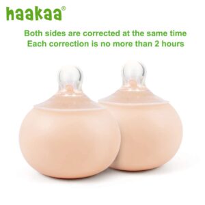 haakaa Silicone Nipple Corrector Stronger Suction for Flat and Inverted Nipples BPA PVC and Phthalate Free