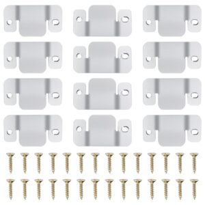 deepdream 12 pcs sectional couch connectors metal couch clips sofa connector interlocking furniture connector with 28 pcs screws