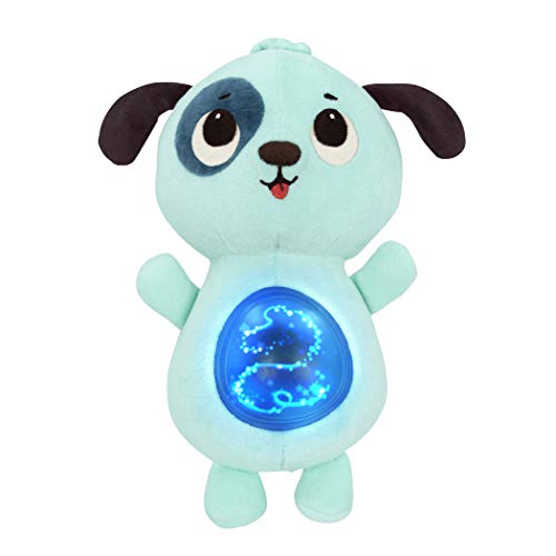 B. toys- B. baby –Baby Soothing Plush Dog- Gloiwng Tummy with Lights & Sounds- Twinkle Tummies Dog–6 Months +