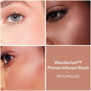 Buxom Wanderlust Primer Infused Blush, Seychelles, 0.13 oz