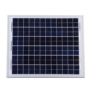 GATEXPERT Solar Panel Polycrystalline 20 Watt 24 Volt for Automatic Gate Opener Universal Sliding Gate Opener Accessories(20W 24V)