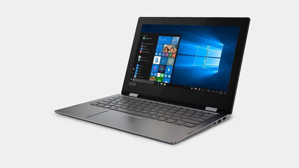 Lenovo Flex 11 Laptop, 11.6 Inch HD (1366 X 768) Display, Intel Pentium Silver N5000 Processor, 4GB DDR4 RAM, 64GB eMMC SSD, Intel UHD Graphics 605, Windows 10, 81A7000BUS, Onyx Black