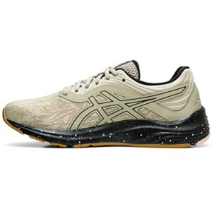 asics women's gel-pulse 11 winterized running shoes, 8.5, putty/black