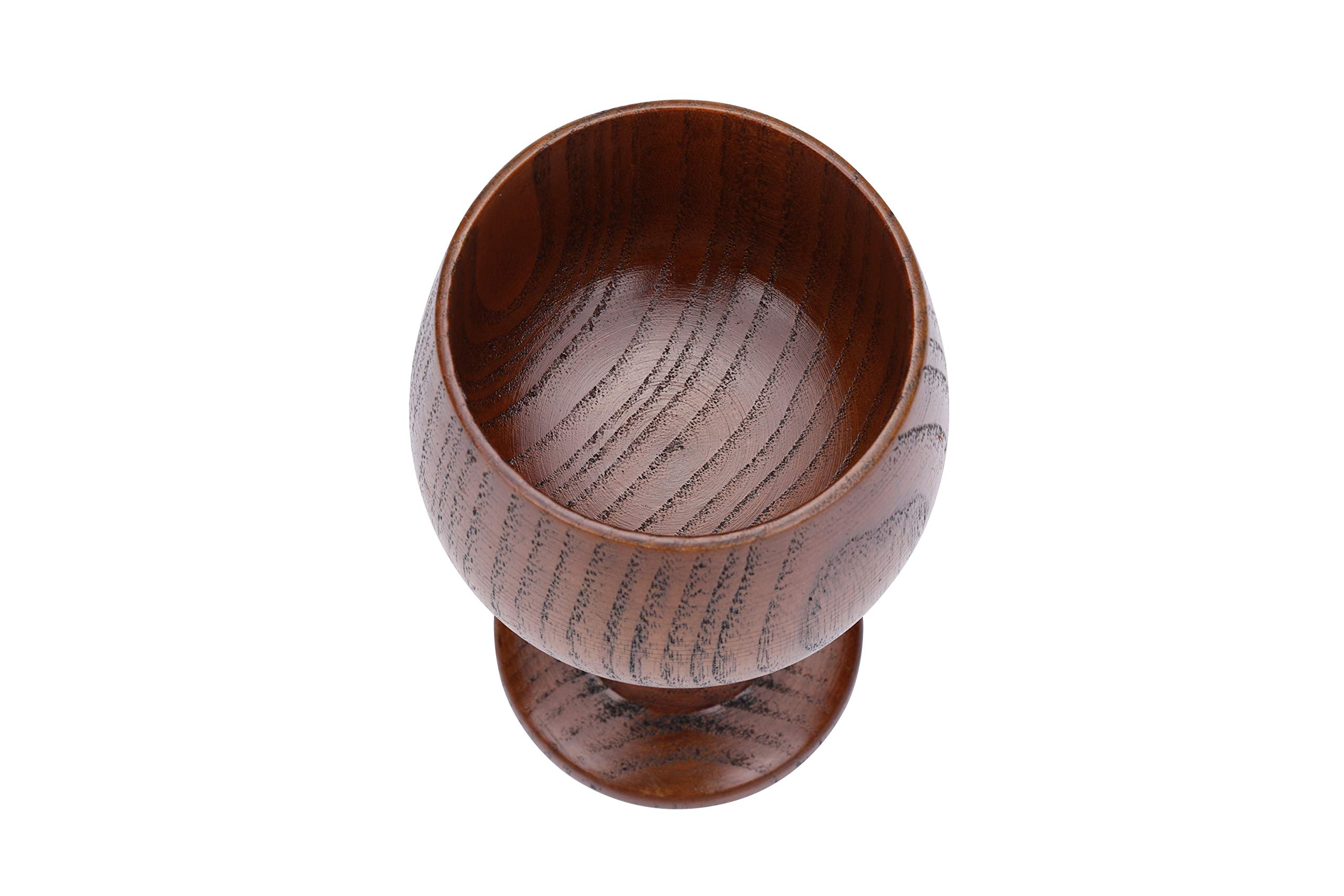 I-MART Wooden Wine Glass, Wine Goblet Cup