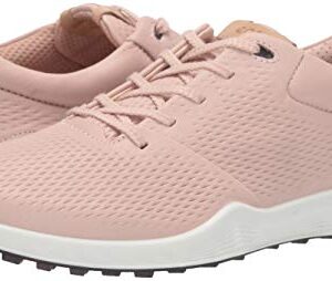 ECCO Women's S-Lite Golf Shoe, Rose Dust Yak Leather, 11-11.5