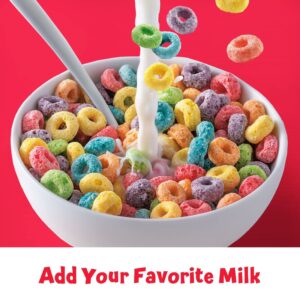 Kellogg's Froot Loops Kids Breakfast Cereal, Variety Pack, Froot Loops and Froot Loops with Marshmallows, 10.1 Ounce (Pack of 4)