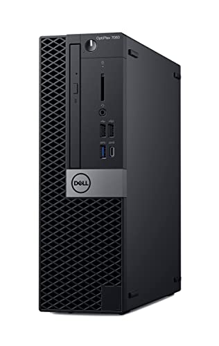 Dell OP7060SFFXP0PY OptiPlex 7060 SFF Desktop Computer with Intel Core i5-8500 3 GHz Hexa-core, 8GB RAM, 256GB SSD (Renewed)