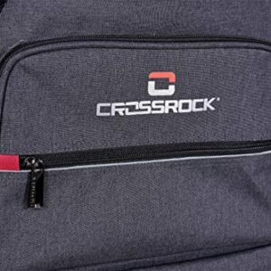 Crossrock CRSG107D Dreadnought Guitar Bag, 10mm Padding, Backpack Available, Dark Grey (CRSG107DGR)