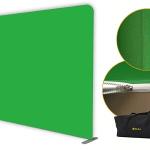 Glide Gear 8x8 Wrinkle Free BCK 50 Chromakey Gaming Video Photography Green Screen Backdrop