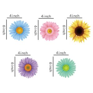 Anor Wishlife 30Ct Autume Summer Spring Sun Flower Hanging Swirl Decorations,Themed Birthday Party,Party Supplies,Ceiling Decorations for Girls,Boys,Kids, Bedroom,Classroom,Baby Shower