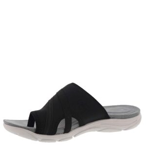 Easy Spirit Women's Lola2 Sport Sandal, Black 001, 8.5 Wide