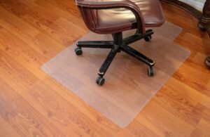 peraware heavy duty chair mat for hardwood floors – premium chair mat for hardfloors – 36 x 48-inch mat for office chair – 1/8-inch thick and durable – non-slip surface -