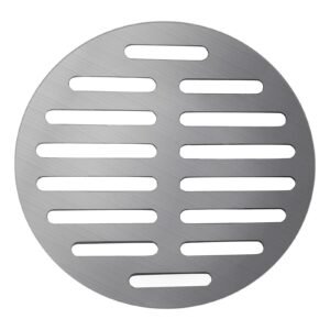 vonty stainless steel round floor drain cover 6 inch 14 holes silver tone