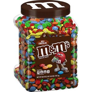 m&m's milk chocolate candies 3lb 14oz jar limited